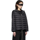 Rick Owens Moncler + Rick Owens Black Ziplock Down Jacket