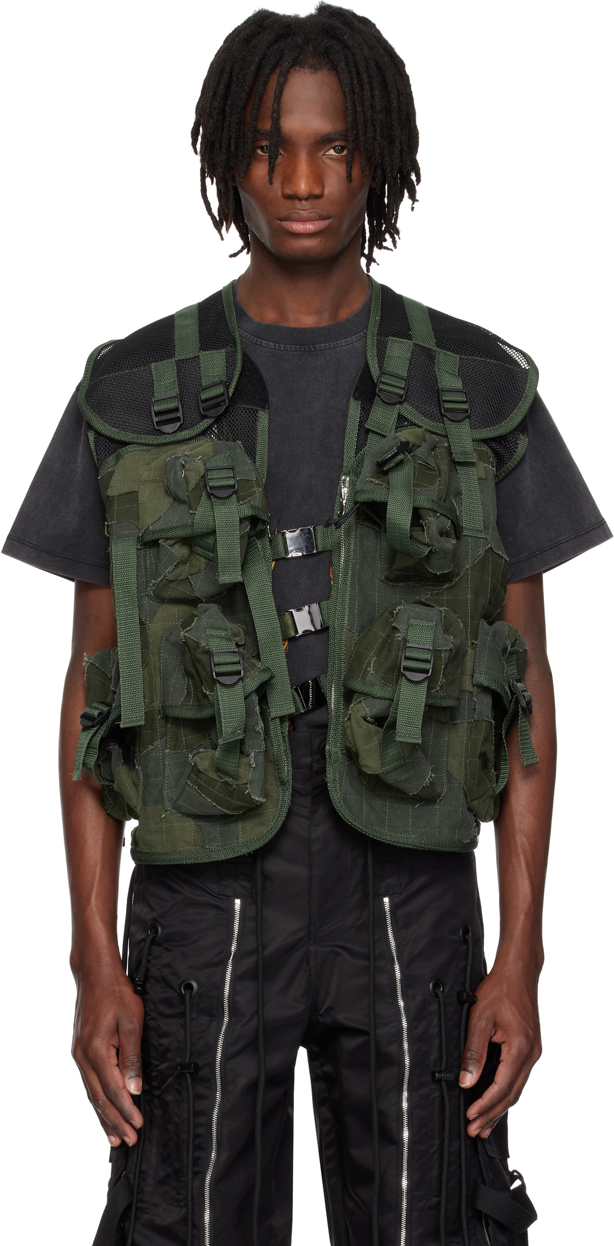 Who Decides War Green Milly Cargo Vest