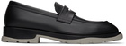 Alexander McQueen Black & Grey Swilly Loafers