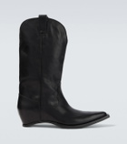 Maison Margiela Heel-Less leather cowboy boots