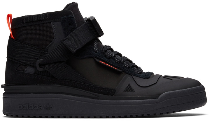 Photo: adidas Originals Black Forum Hi Gore-Tex Sneakers