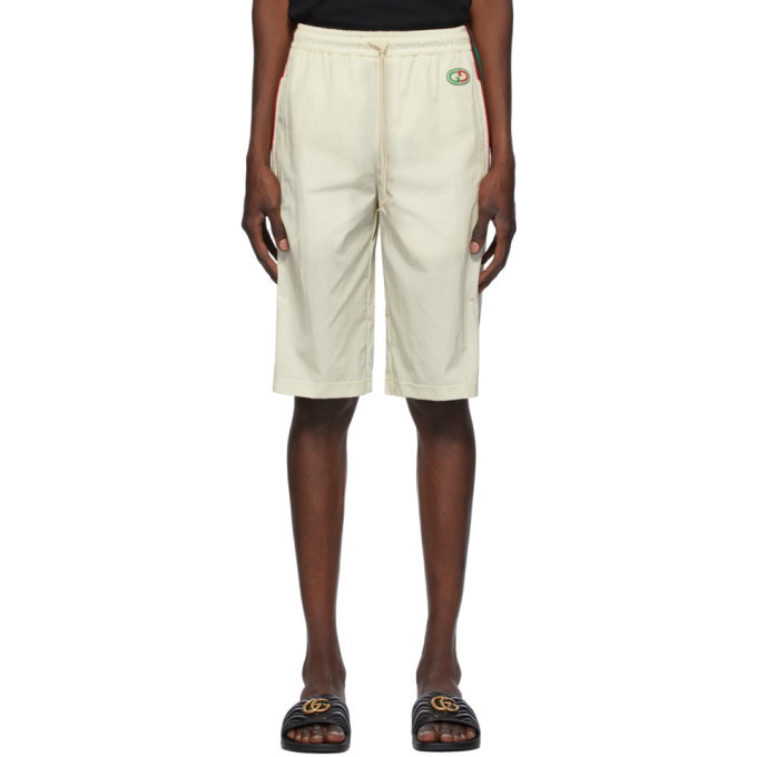 Photo: Gucci Off-White Crinkled Shorts