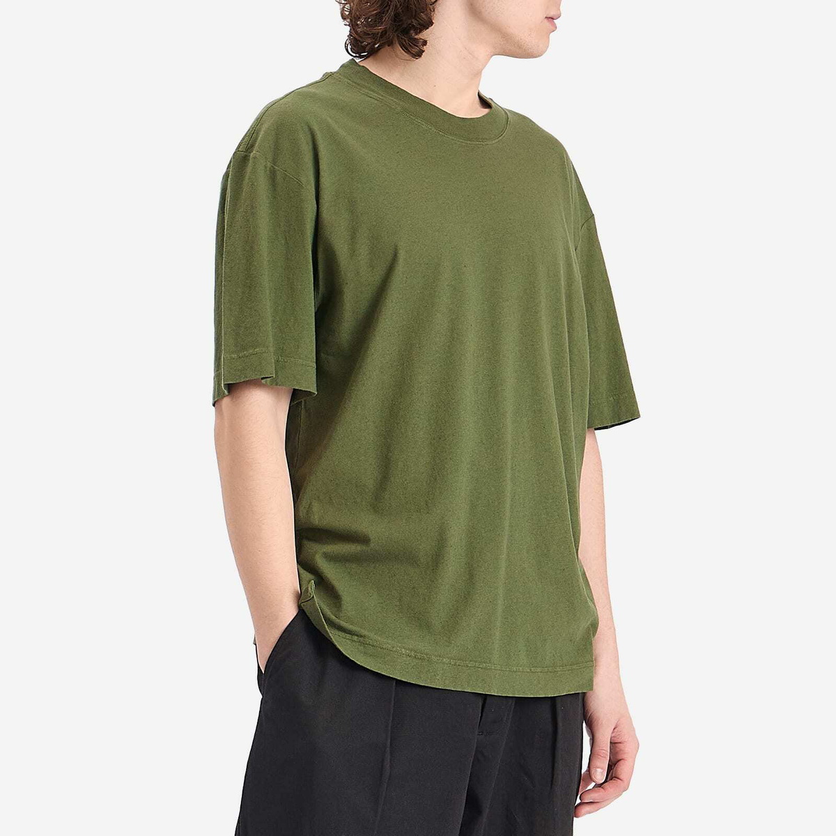 MHL by Margaret Howell Men's Simple T-Shirt in Grass