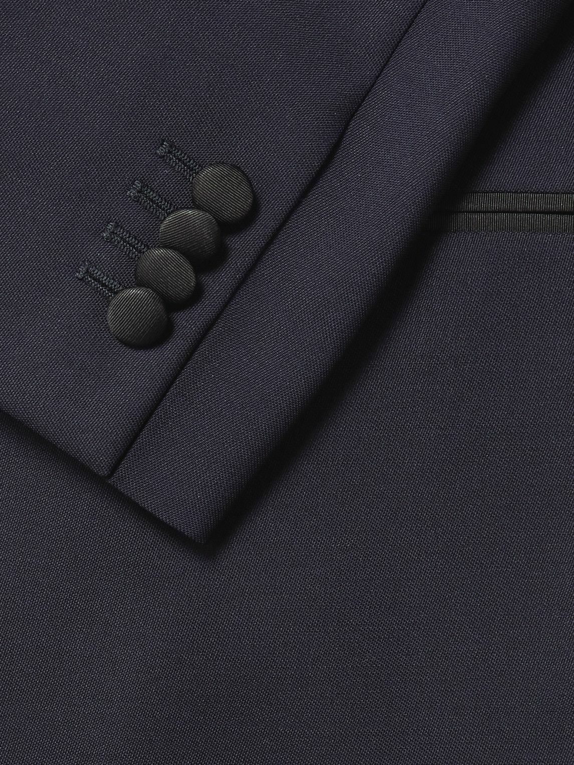 Mr P. - Shawl-Collar Satin-Trimmed Virgin Wool and Mohair-Blend Tuxedo Jacket - Blue