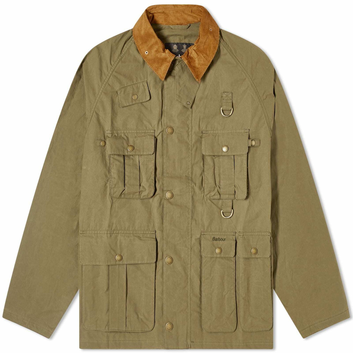 Barbour Men s Heritage Modified Transport Casual Jacket in Dusky Green