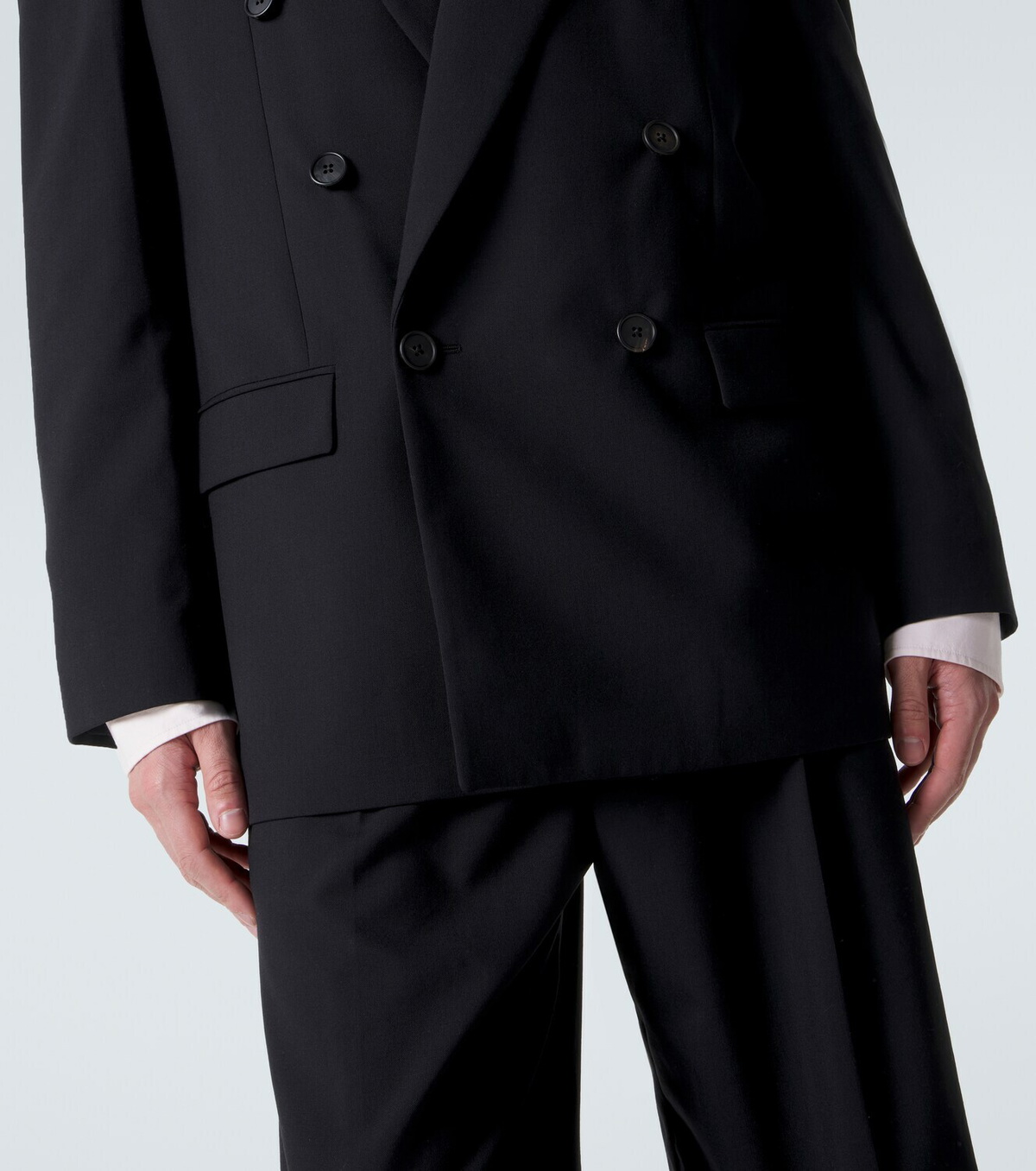 The Row Mazzy double-breasted wool blazer