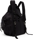 ADER error Black Nylon Flap Backpack