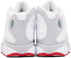 Nike Jordan White & Gray Air Jordan 13 Retro Sneakers