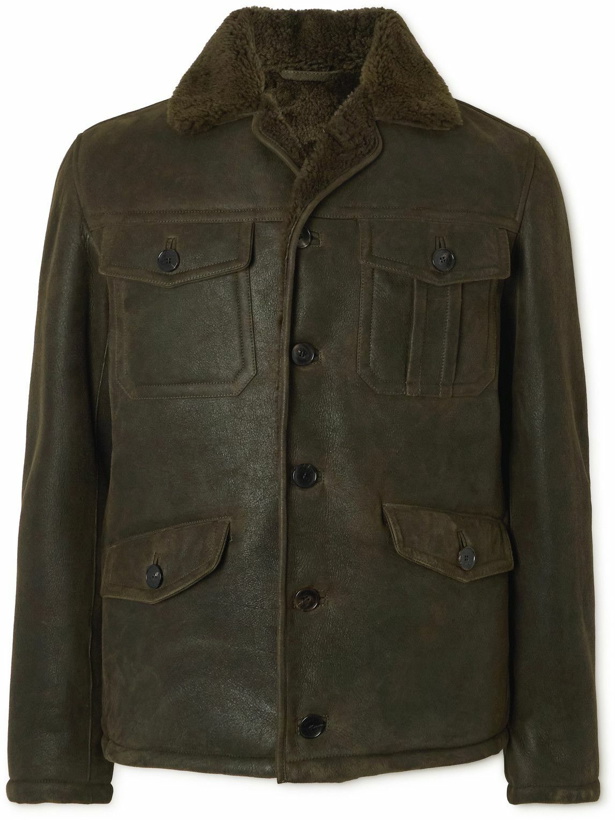 Photo: Etro - Shearling Chore Jacket - Green