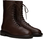 Legres Brown Combat Boots