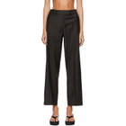 Cordera Brown Low Rise Virgin Wool Trousers