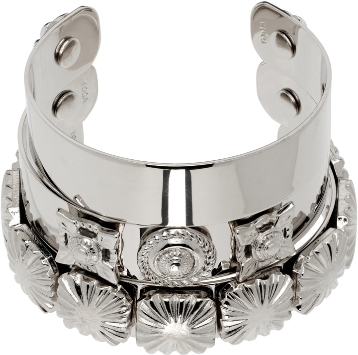 Photo: Toga Pulla Silver Metal Bangle Bracelet Set