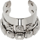 Toga Pulla Silver Metal Bangle Bracelet Set