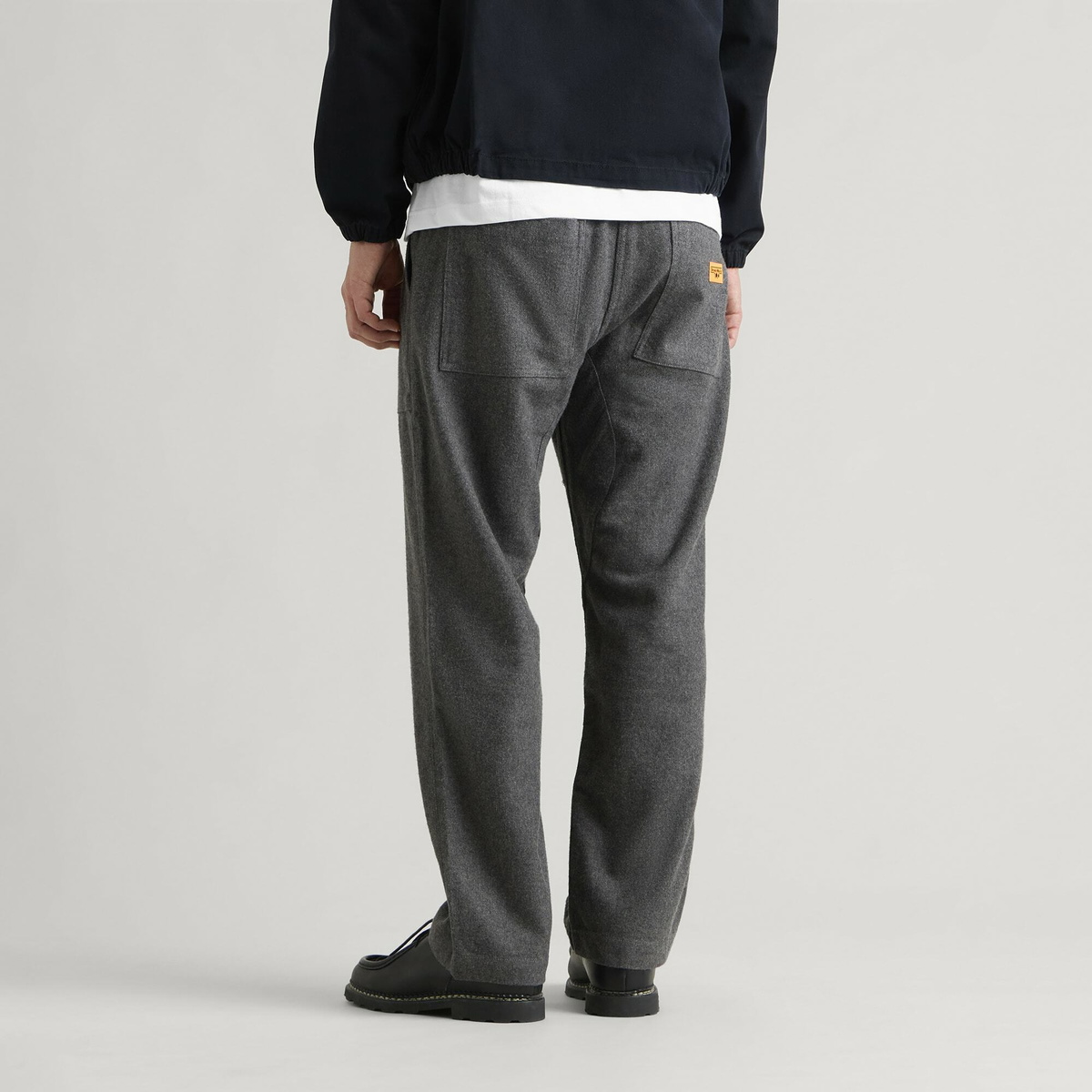 Service Works Men's Flannel Chef Pants in Charcoal
