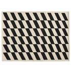 HAY Shift Kelim Rug - 140x200cm in Black 