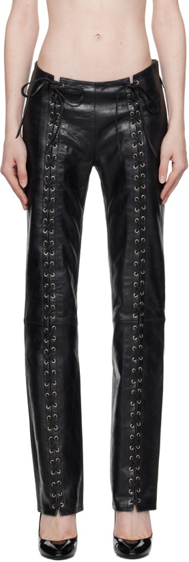 Photo: Saks Potts Black Christina Leather Pants