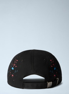 Palm Angels Curved Logo Painted Cap