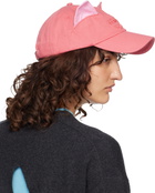 Charles Jeffrey LOVERBOY Pink Colour Block Ears Exclusive Cap