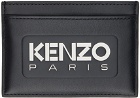 Kenzo Black Kenzo Paris Emboss Leather Card Holder