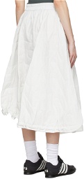 Y-3 White Cloud Quilt Skirt