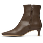 Staud Brown Wally Ankle Boots