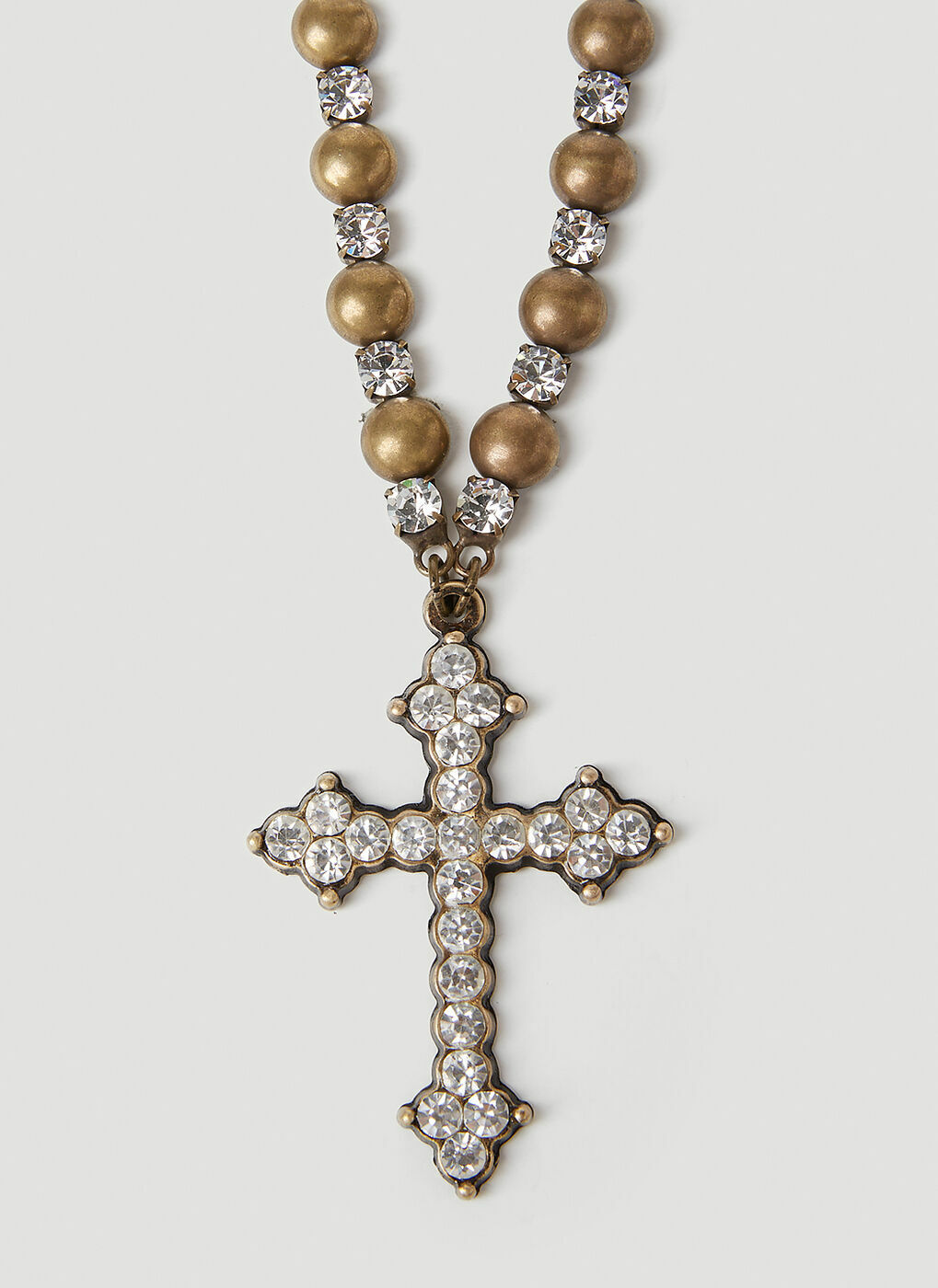 Blumarine - Cross Necklace In Gold Blumarine