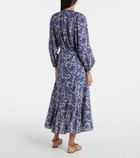 Ulla Johnson Sabina printed cotton-blend maxi skirt