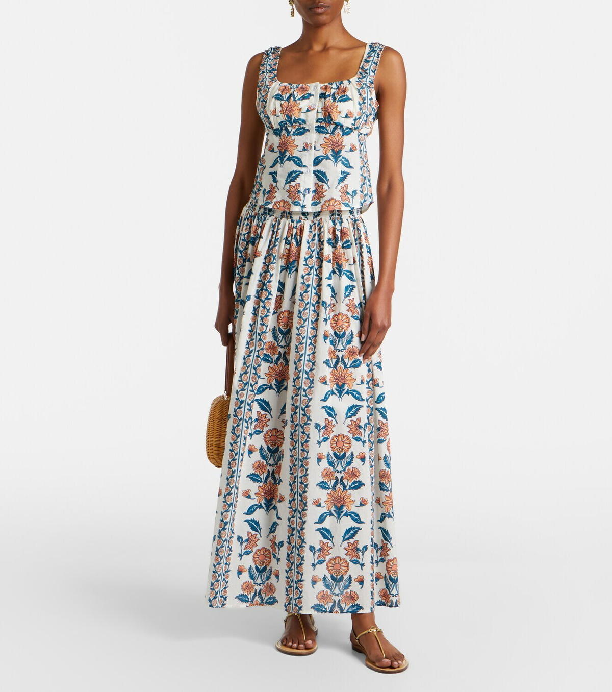 Montce Mandy floral cotton top