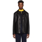 Acne Studios Black Leather Lance Jacket