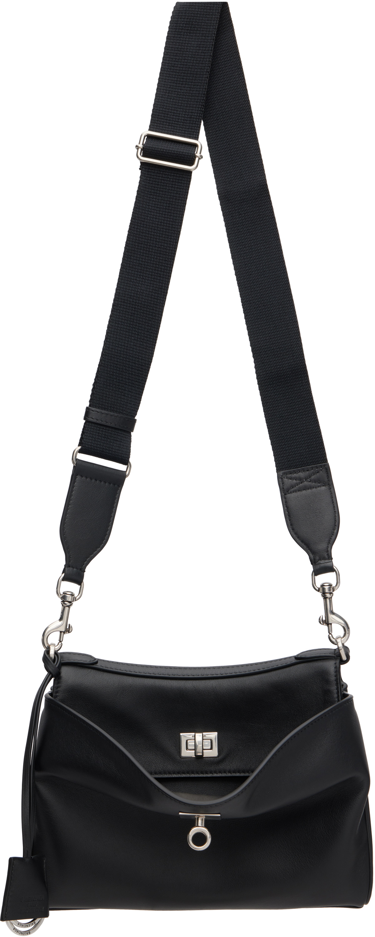Balenciaga - Car Flap Distressed Full-Grain Leather