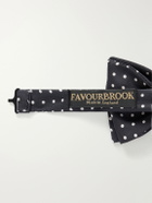 Favourbrook - Party Pre-Tied Polka-Dot Silk Bow Tie