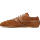 Dries Van Noten Tan Suede Sneakers
