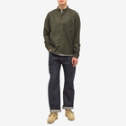 YMC Men's Dean Flannel Button Down Shirt in Green