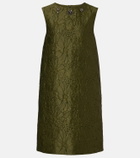 'S Max Mara Embellished floral jacquard minidress
