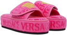Versace Underwear Pink Versace Allover Slippers