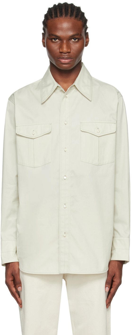 Lemaire Off-White Smock Shirt Lemaire