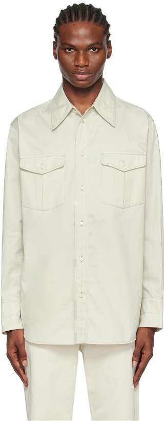 Photo: LEMAIRE Off-White Relaxed Shirt