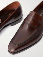 George Cleverley - George Leather Penny Loafers - Brown