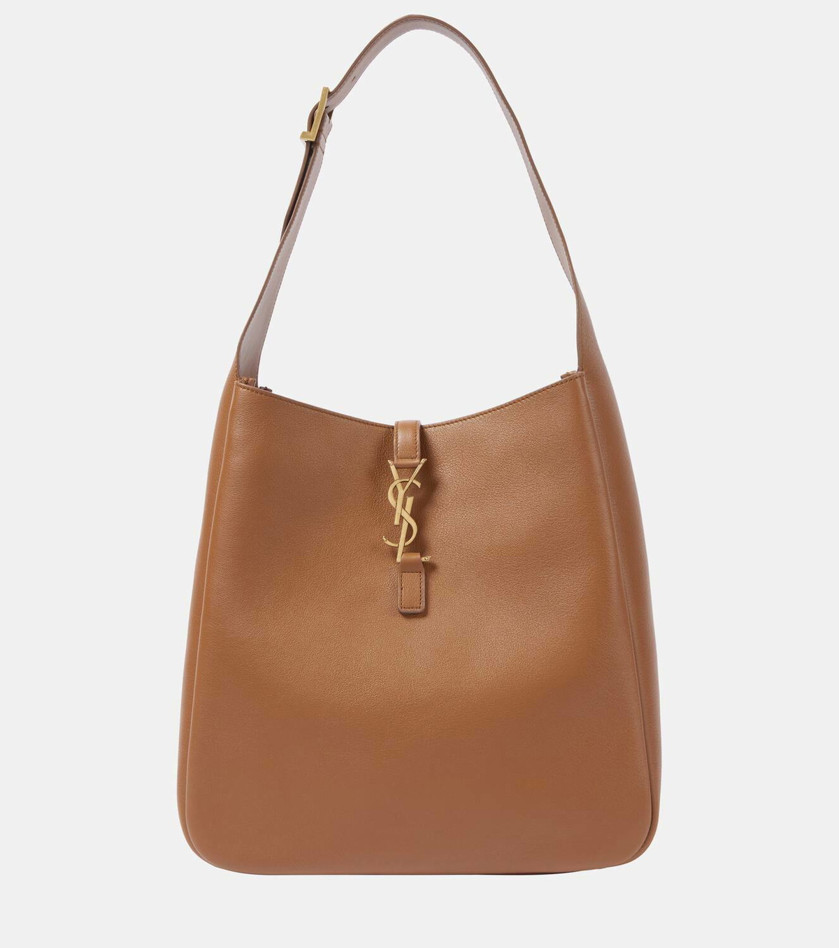 【関税・送料込】Saint Laurent Le 5 a 7 Supple Large 茶 新作 Saint Laurent Le 5 à 7 Supple Large Shoulder Bag in Smooth