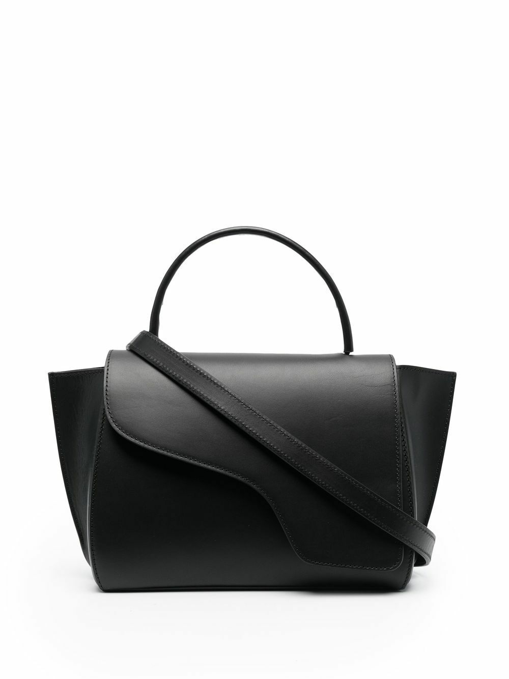 【てつこ】ATP ATELIER ブラックレザーLトートバッグ USED ATP ATELIER - Arezzo Leather Tote Bag ATP Atelier