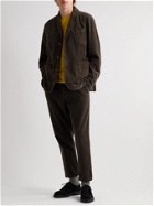 Alex Mill - Unstructured Garment-Dyed Cotton-Corduroy Blazer - Brown