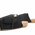 Visvim Men's Christo Shaman Folk Sandals in Black
