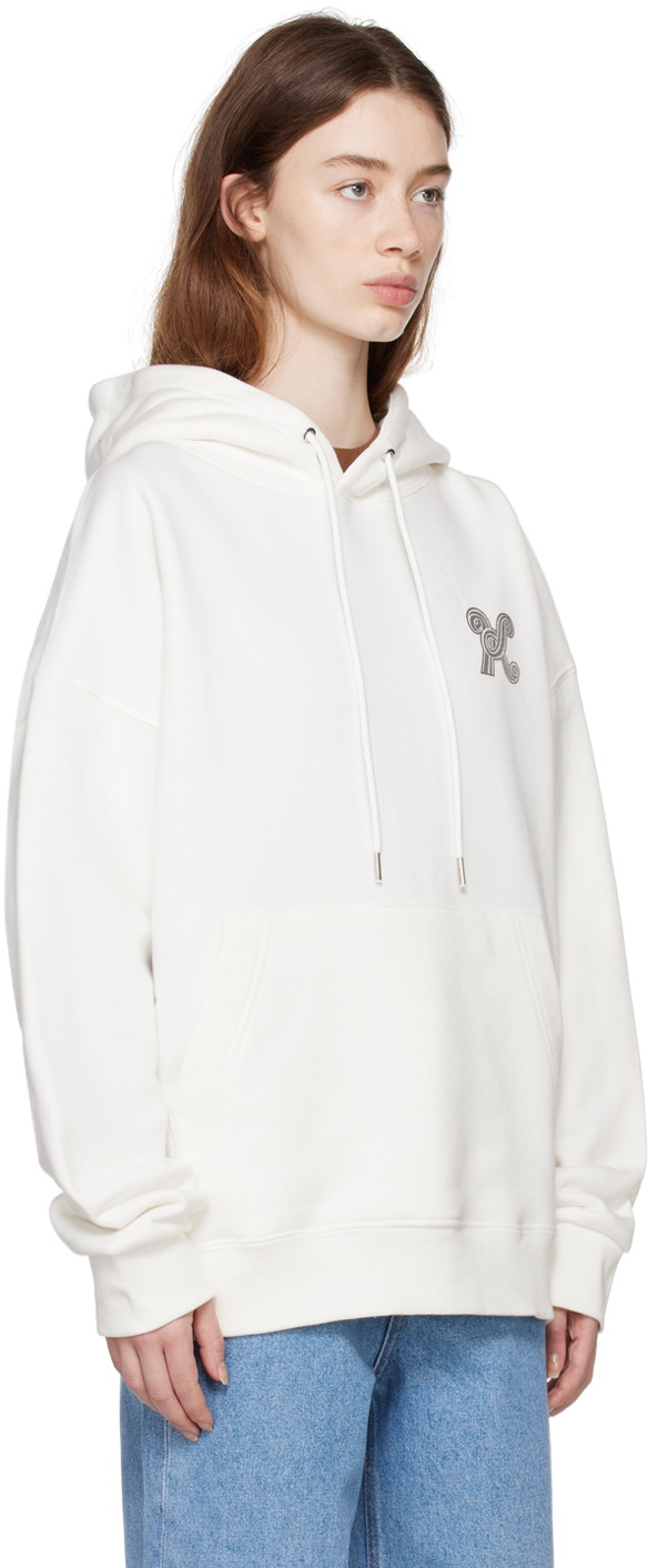 KIMHĒKIM White Stamped Hoodie