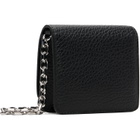 Maison Margiela Black Four Stitches Chain Wallet