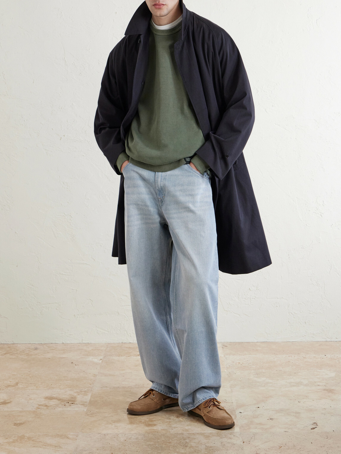 Neighborhood - Cotton Pigment Dyed Sweatshirt - Green