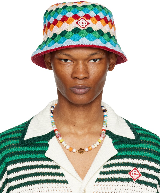 Photo: Casablanca Multicolor Striped Bucket Hat