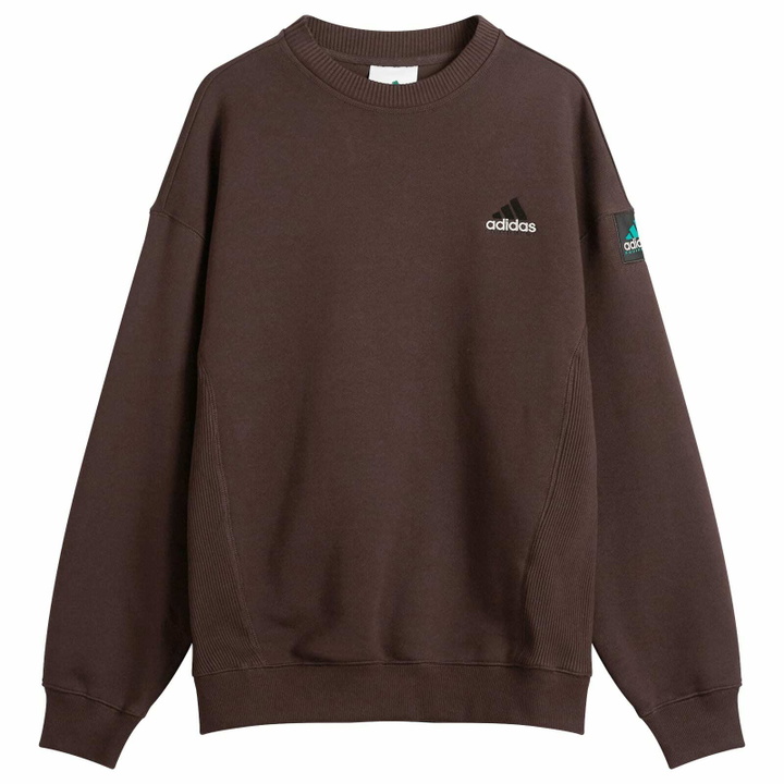 Photo: Adidas EQT Crew Sweatshirt in Aurora Coffee