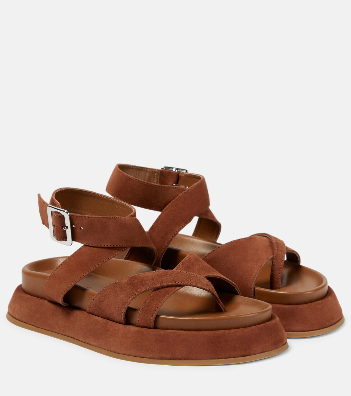 【Gia Borghini】 GIA/RHW Rosie 41スエードプラットフォームサ Gia Borghini GIA/RHW Rosie 41 suede platform sandals Gia