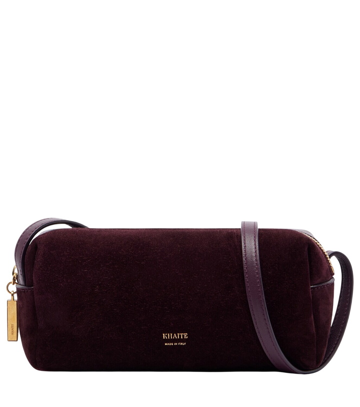 Photo: Khaite Kye suede and leather shoulder bag