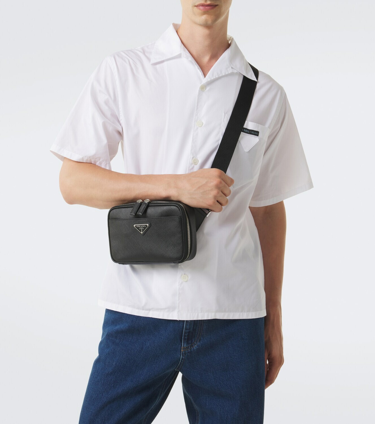 Prada Saffiano leather shoulder bag